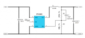 3.7V转3V电源芯片，PW2052最新中文规格书