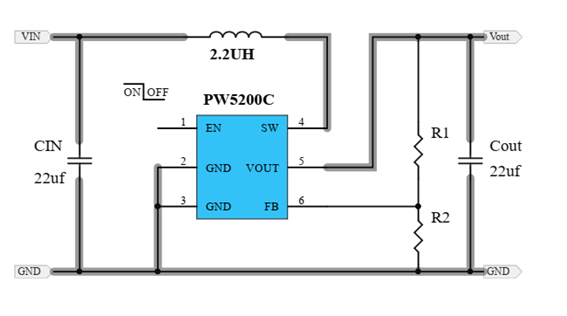 代理PW5200C芯片，原装现货，技术支持