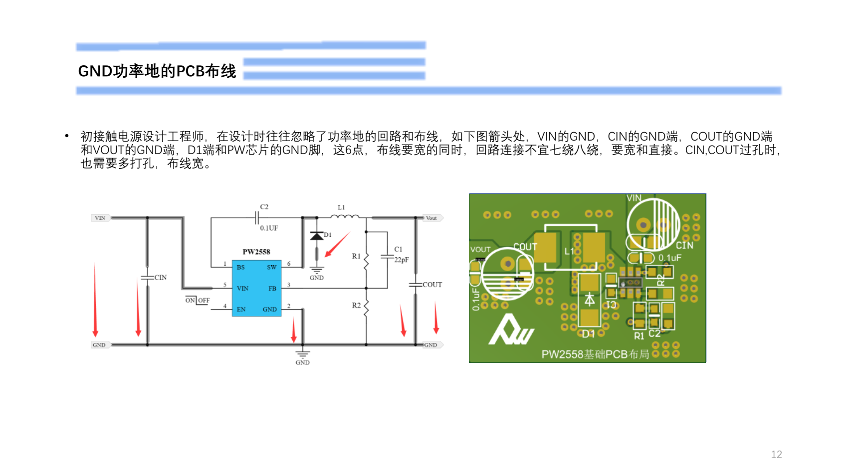 48V降压12V，电路图BOM表，芯片PCB画板建议PW2558