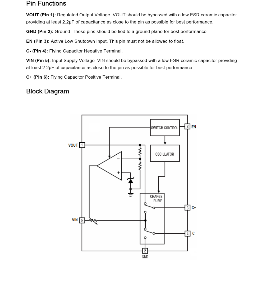 HX4004A低噪声稳压电荷泵DC/DC变换器 