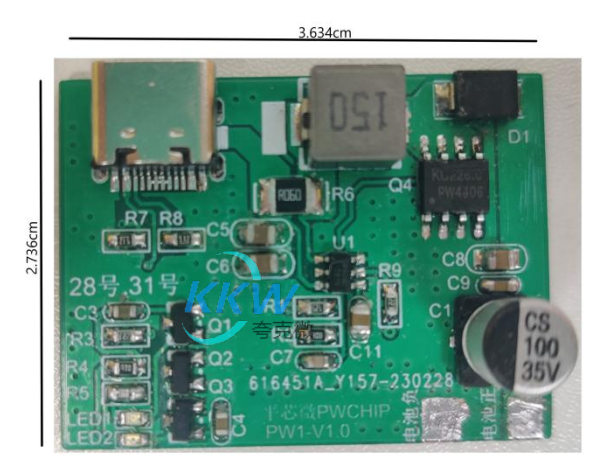 5V 输入升压 7.2V 给两串磷酸铁锂电池 1A 充电板  28号板