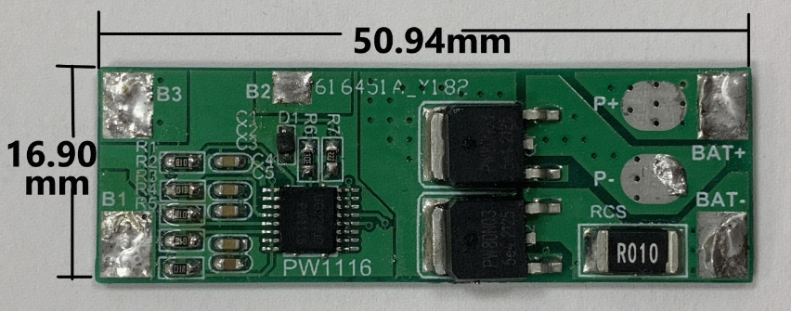 四节串联锂电池保护方案板， 10A 过流，  82号