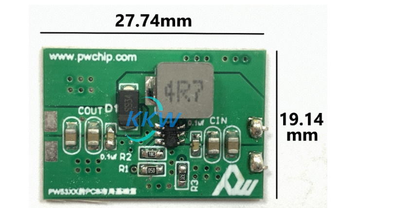 锂电池升压 5V1A 电路板， PW5300A  70号