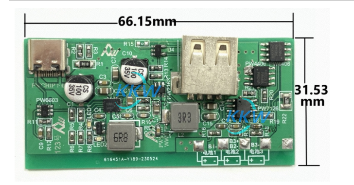 5V-12V2A 快充 PD 给三节锂电池充电和放电 5V2.4A 和保护板方案 123号