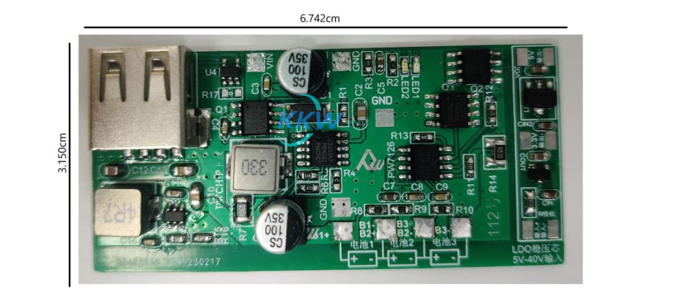 15V-24V 降压充电三节串联锂电池电路板  112号
