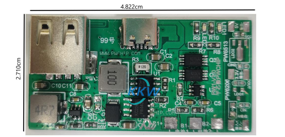 锂电池充放电板 5V 2.4A充和放电 96号