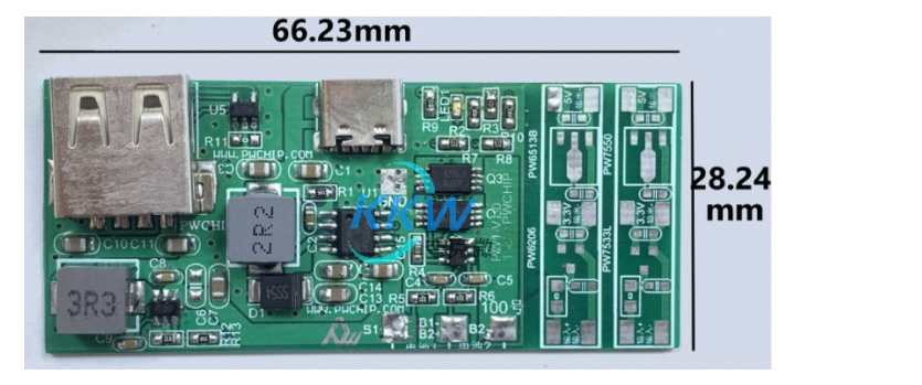 两节串联锂电池充放电板,5V2A 输入和输出 102号